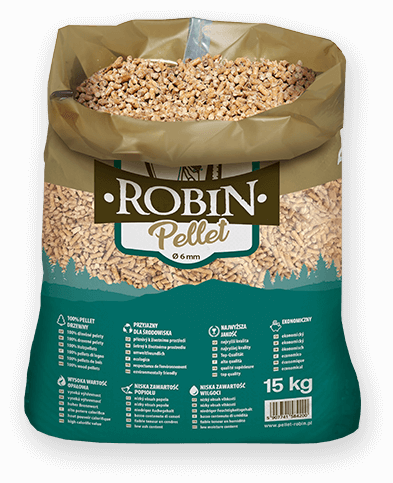 worek pelletu opałowego Robin do kupienia w Pacanowie lub sklepie internetowym